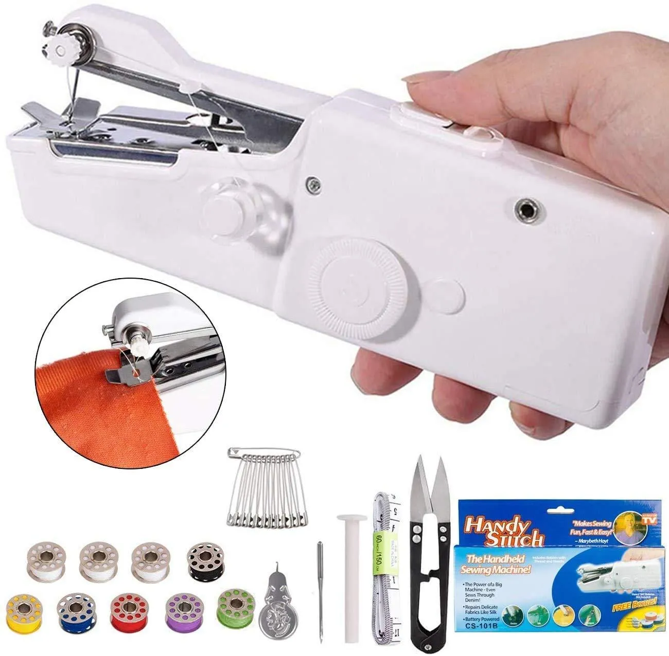 1232 Handheld Portable Mini Electric Cordless Sewing Machine for Beginners