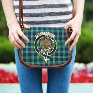 Abercrombie Tartan Saddle Bag with Family Crest