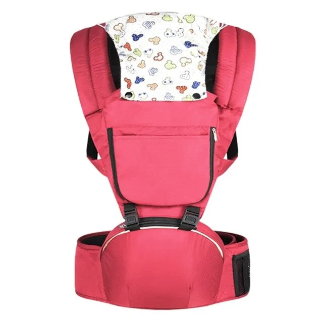 All-in-One Baby Lumbar Bench Safety Shoulder Breathable Mesh Hold