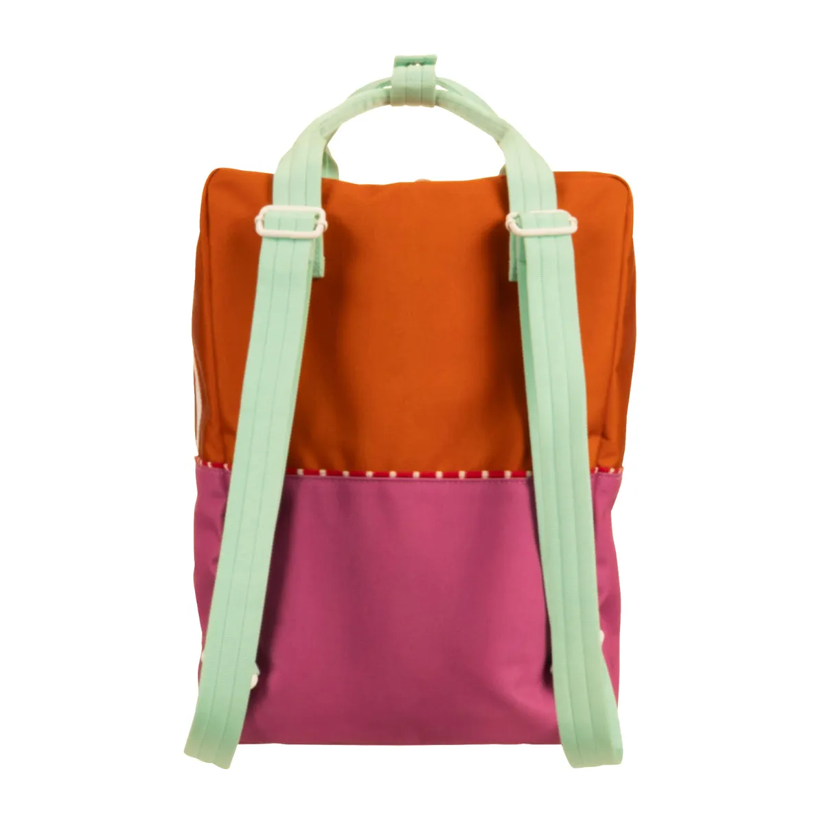 Backpack Large • Better Together • Colourblocking • Gravel Orange   Rosette Pink