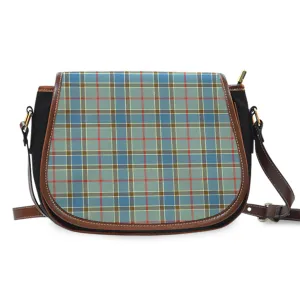 Balfour Blue Tartan Saddle Bag