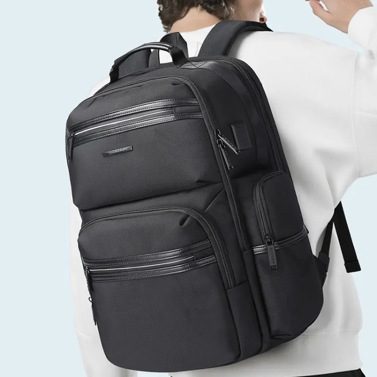 Bange BG-2601 Men Oxford Cloth Waterproof Backpack with USB Port, Size: 46 x 33 x 19cm(Black)