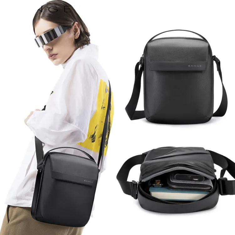 BANGE  BG-2875  Crossbody Bag Waterproof Business Bag for Men(Black)