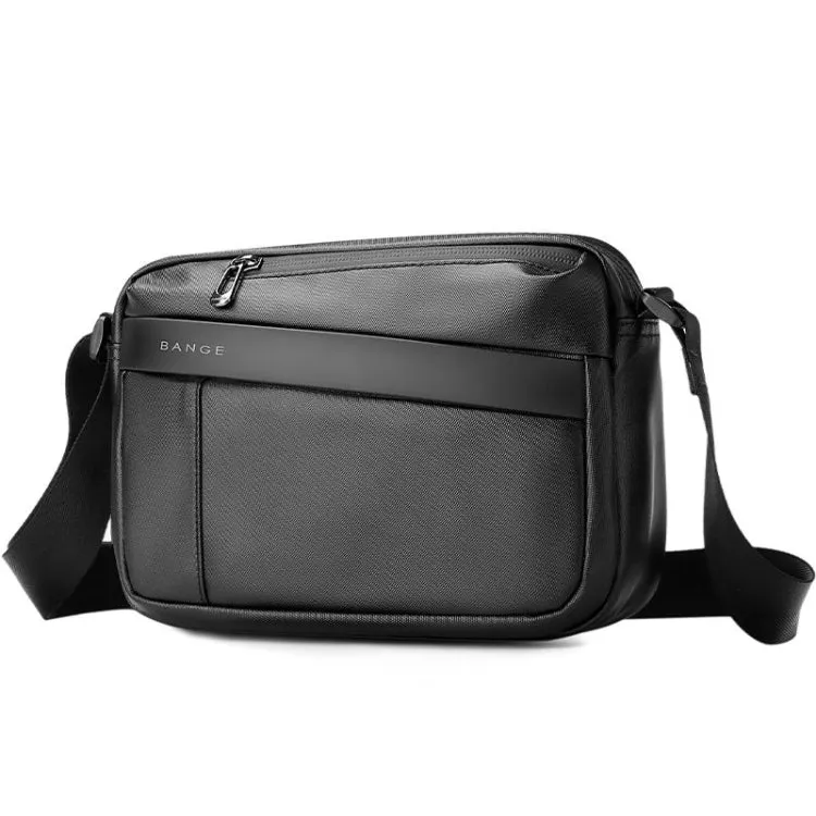 BANGE  BG-7670 Men Shoulder Bag Waterproof Crossbody Bag(Black)