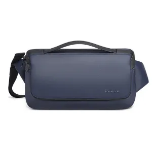 BANGE BG-77202 Men Fashion Chest Bag Waterproof Portable Storage Messenger Bag(Blue)