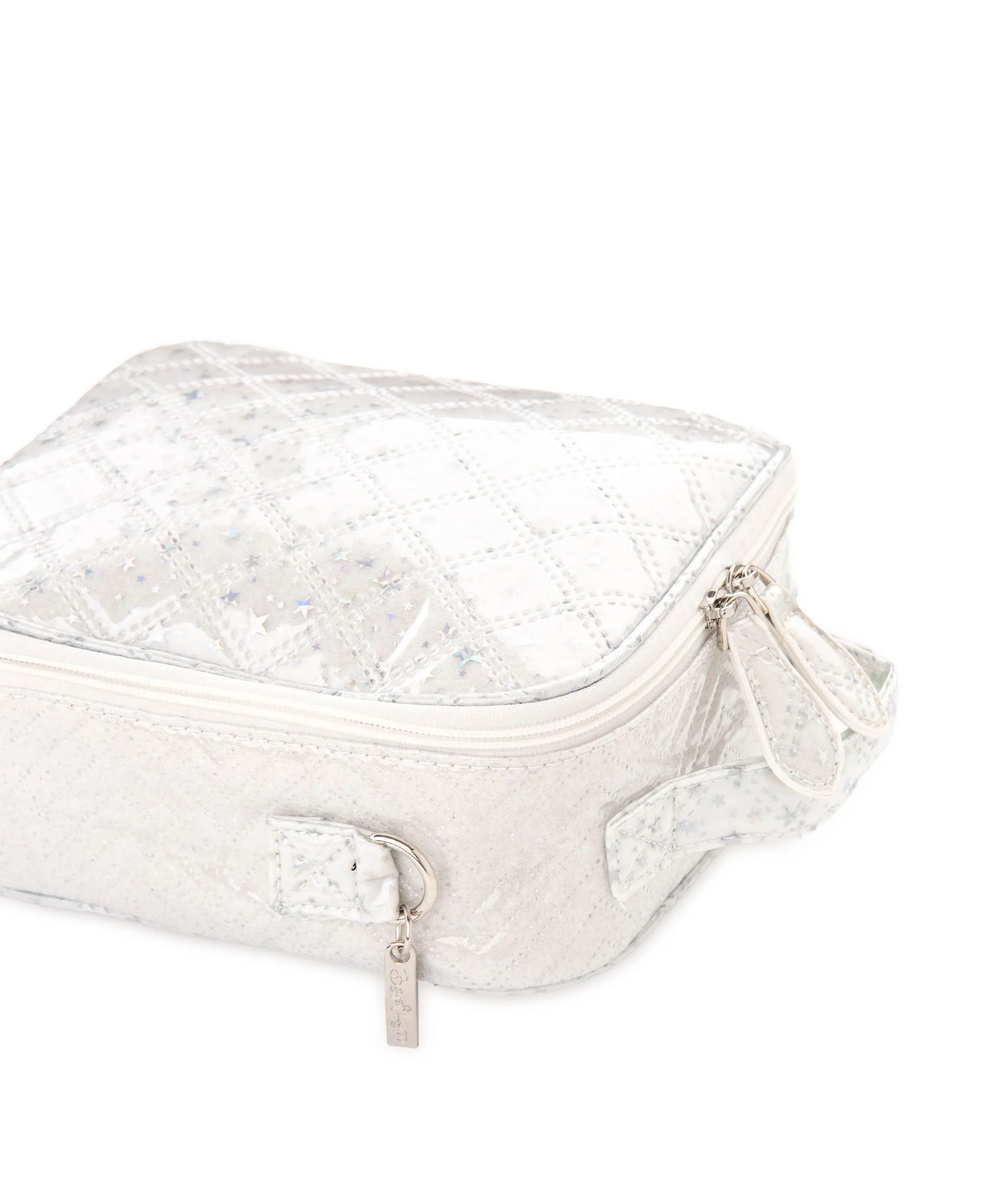 Bari Lynn Lunch Box Clear Jelly Star Print