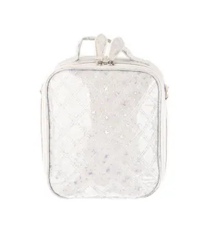 Bari Lynn Lunch Box Clear Jelly Star Print