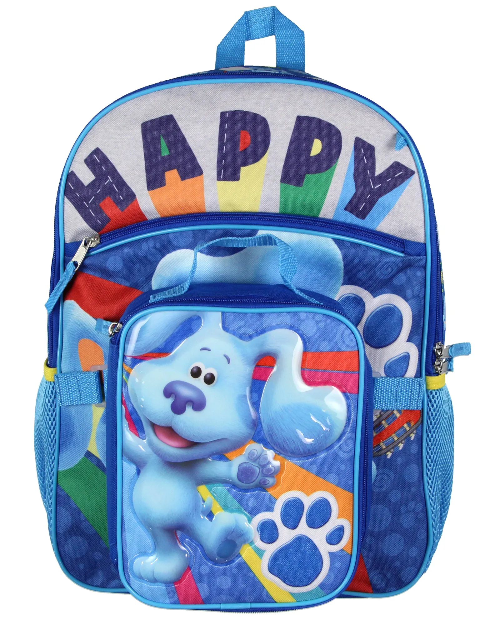 Blues Clues Happy Paws 16" Youth 5-Piece Backpack Set For School Or Travel