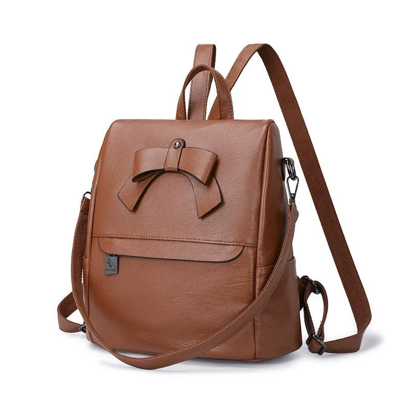 Bow-Knot Female Travel Backpack