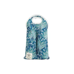 Brighton Insulated Double Bottle Bag Peacocks