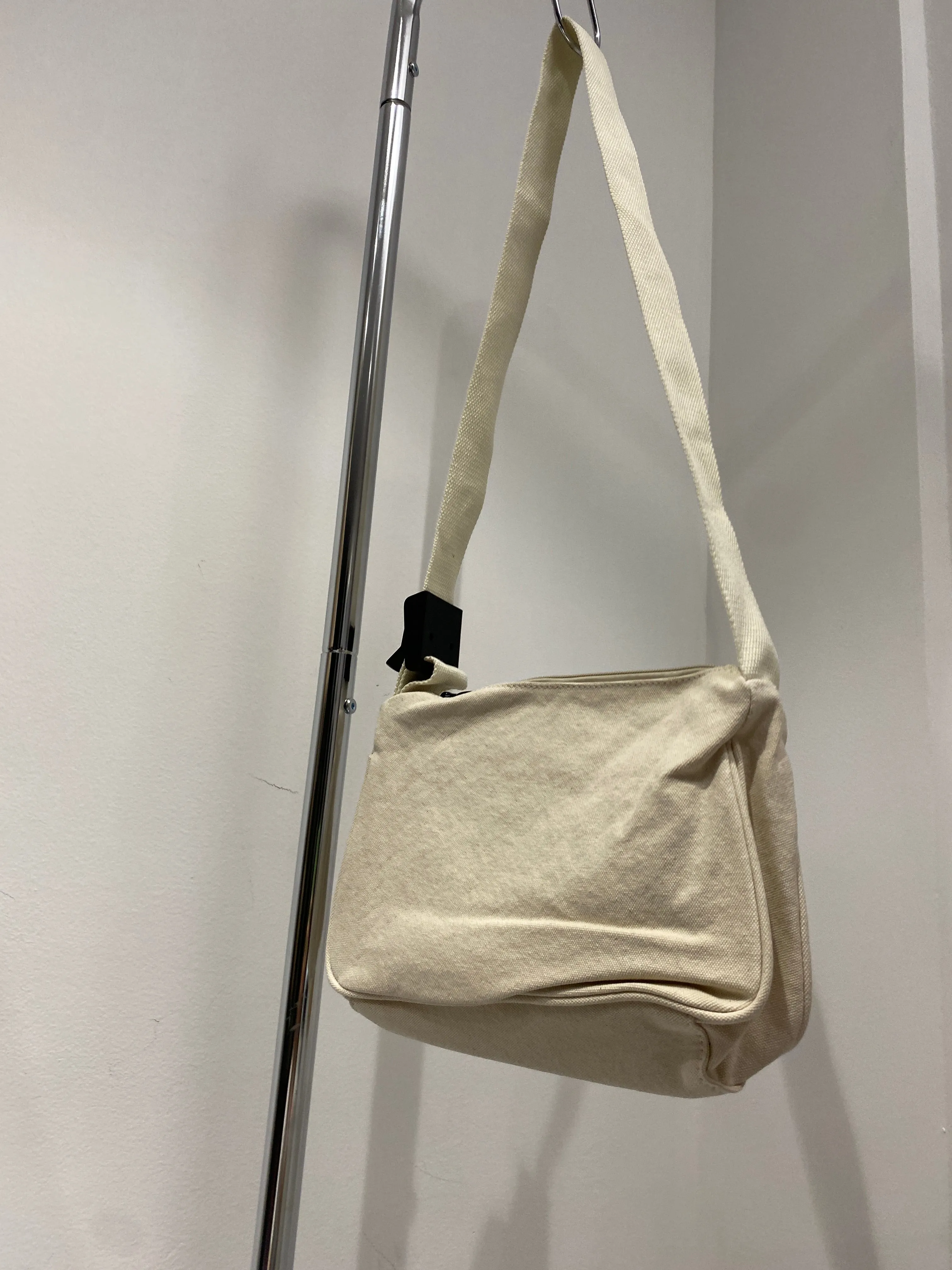 Canvas Shoulder Bag - Cream