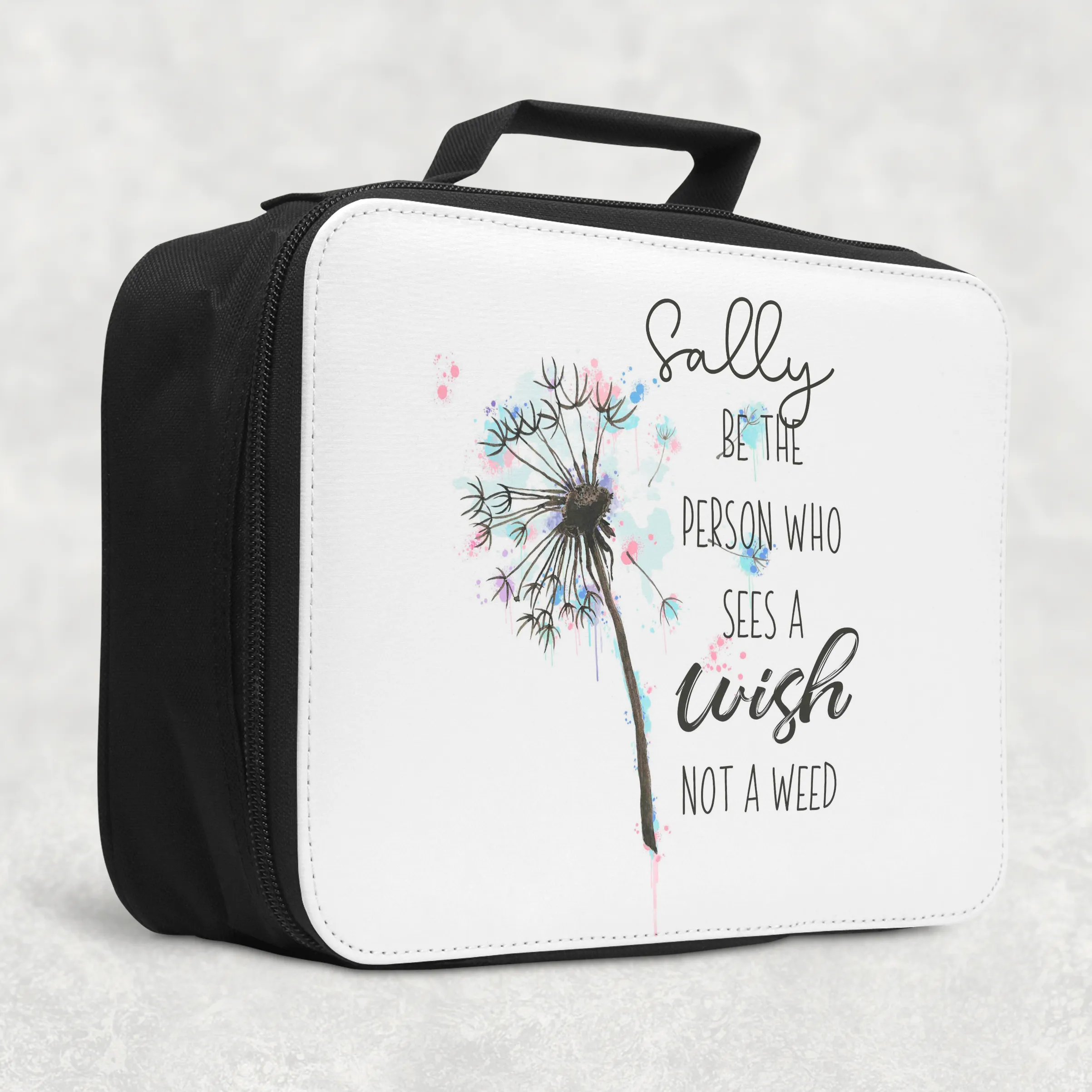 Dandelion Wishes Positivity Insulated Lunch Bag