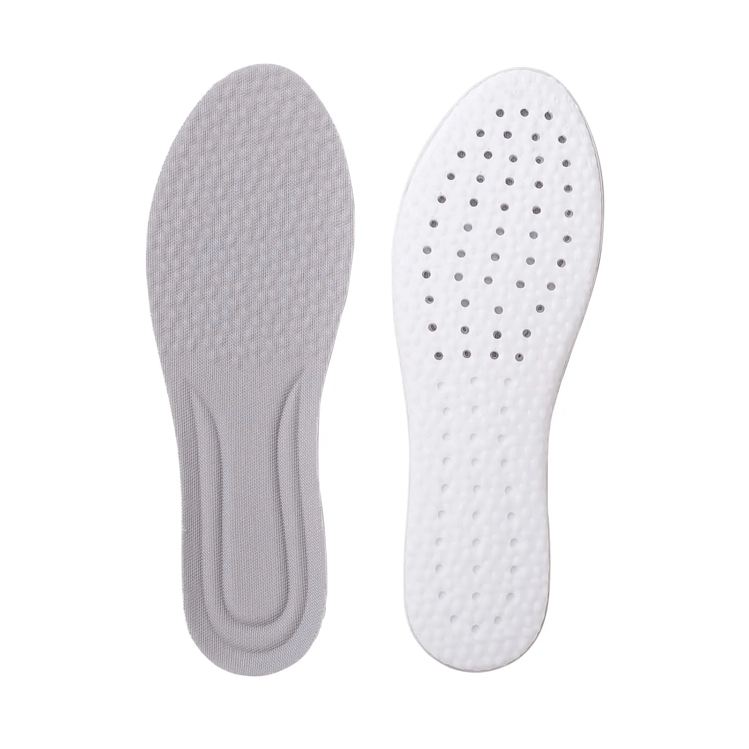 Dr Foot Air-Pillow® Insoles | Comfortable, Porous, and Breathable Insoles for Sports | Shock Absorption for Reduced Impact | Soothing Sensation | Relieves Foot Fatigue | - 1 Pair - (Medium Size)