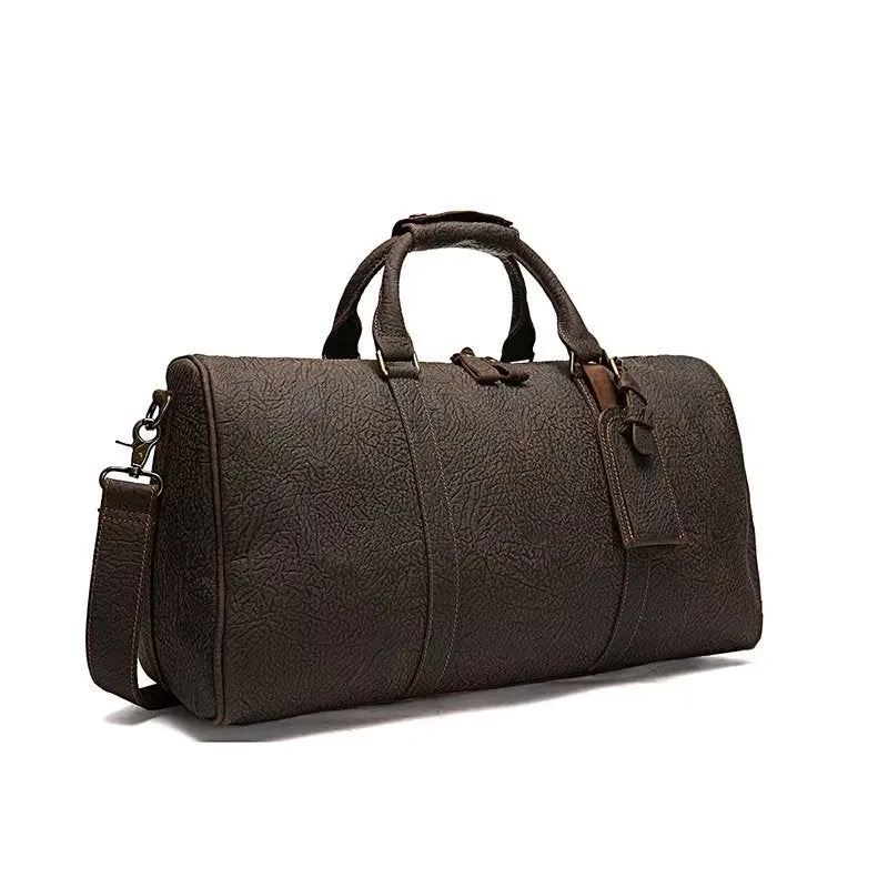 ElegantLux Cow Leather Travel Bag