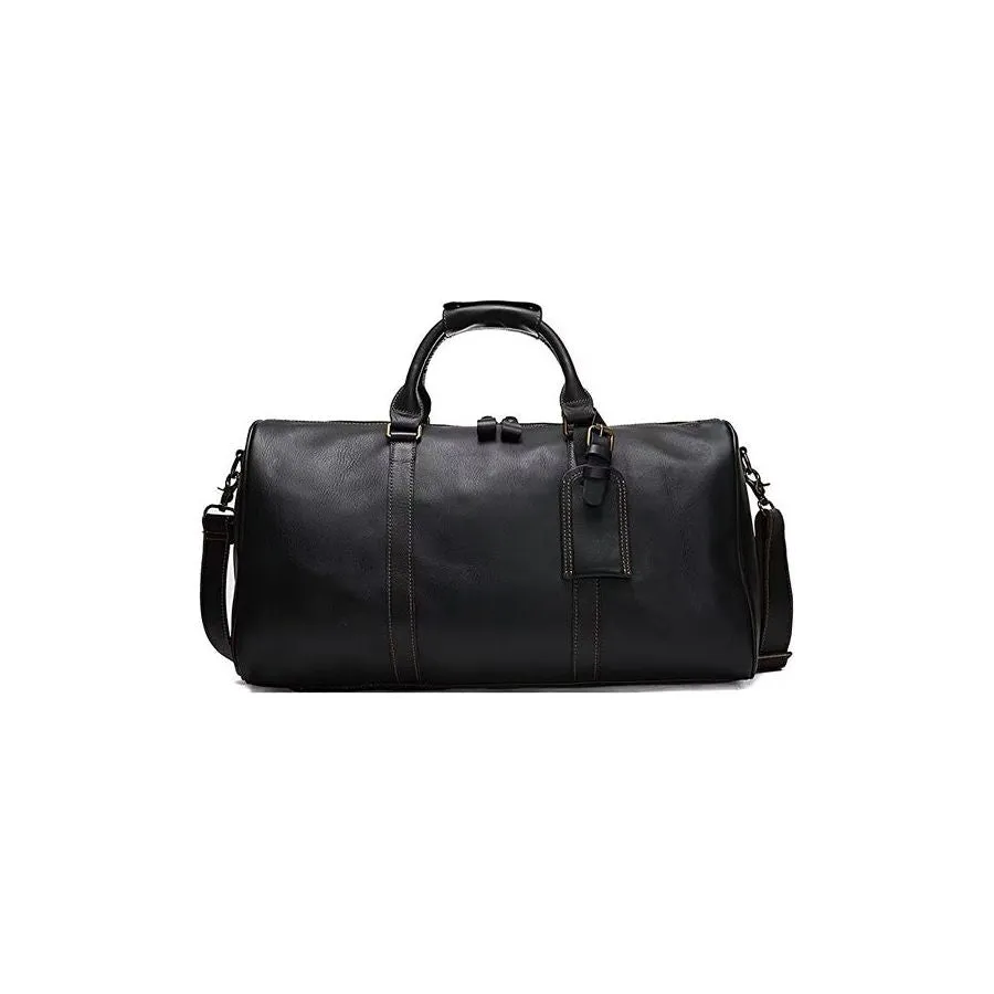 ElegantLux Cow Leather Travel Bag