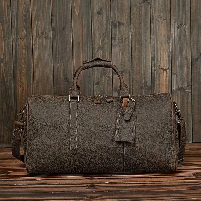 ElegantLux Cow Leather Travel Bag