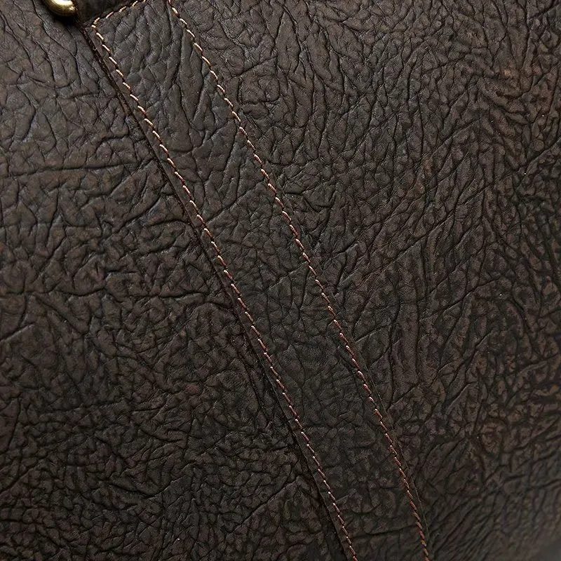 ElegantLux Cow Leather Travel Bag