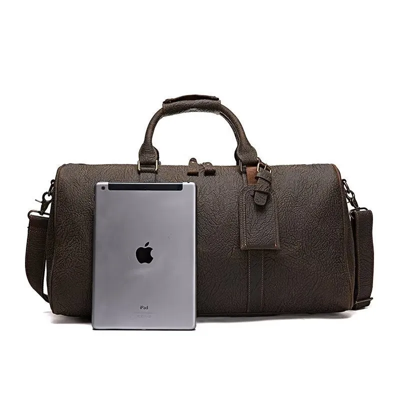 ElegantLux Cow Leather Travel Bag