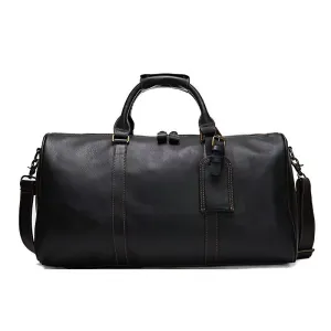 ElegantLux Cow Leather Travel Bag