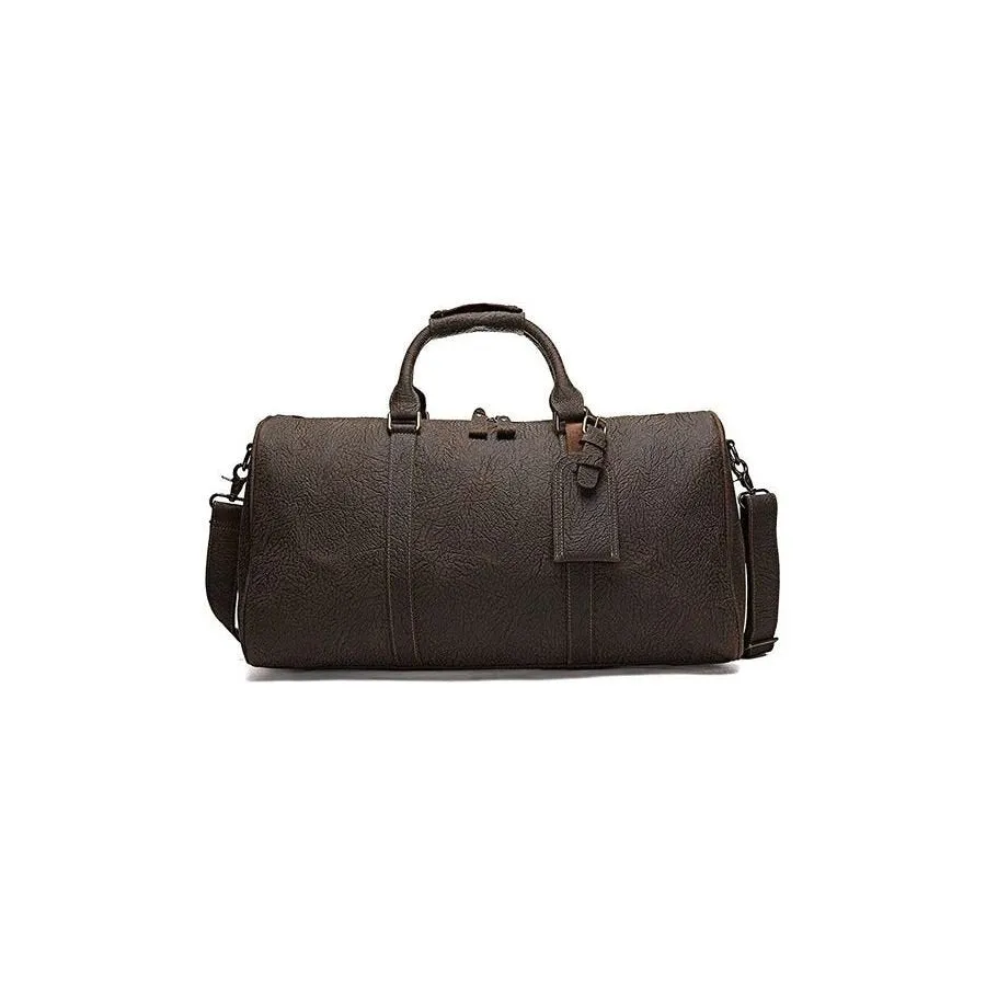 ElegantLux Cow Leather Travel Bag