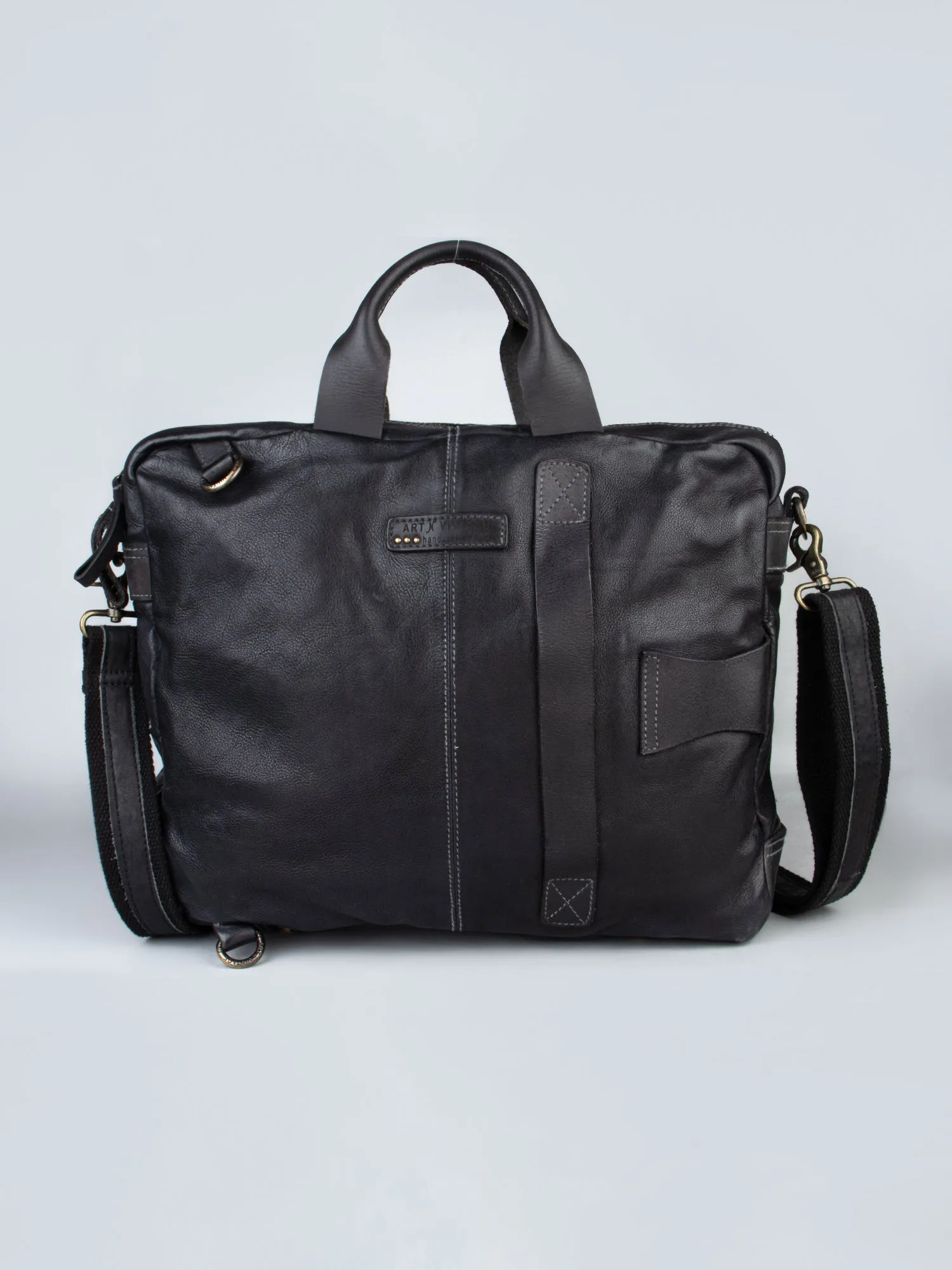 Enfield: Cognac Vintage Leather Men's Laptop Bag