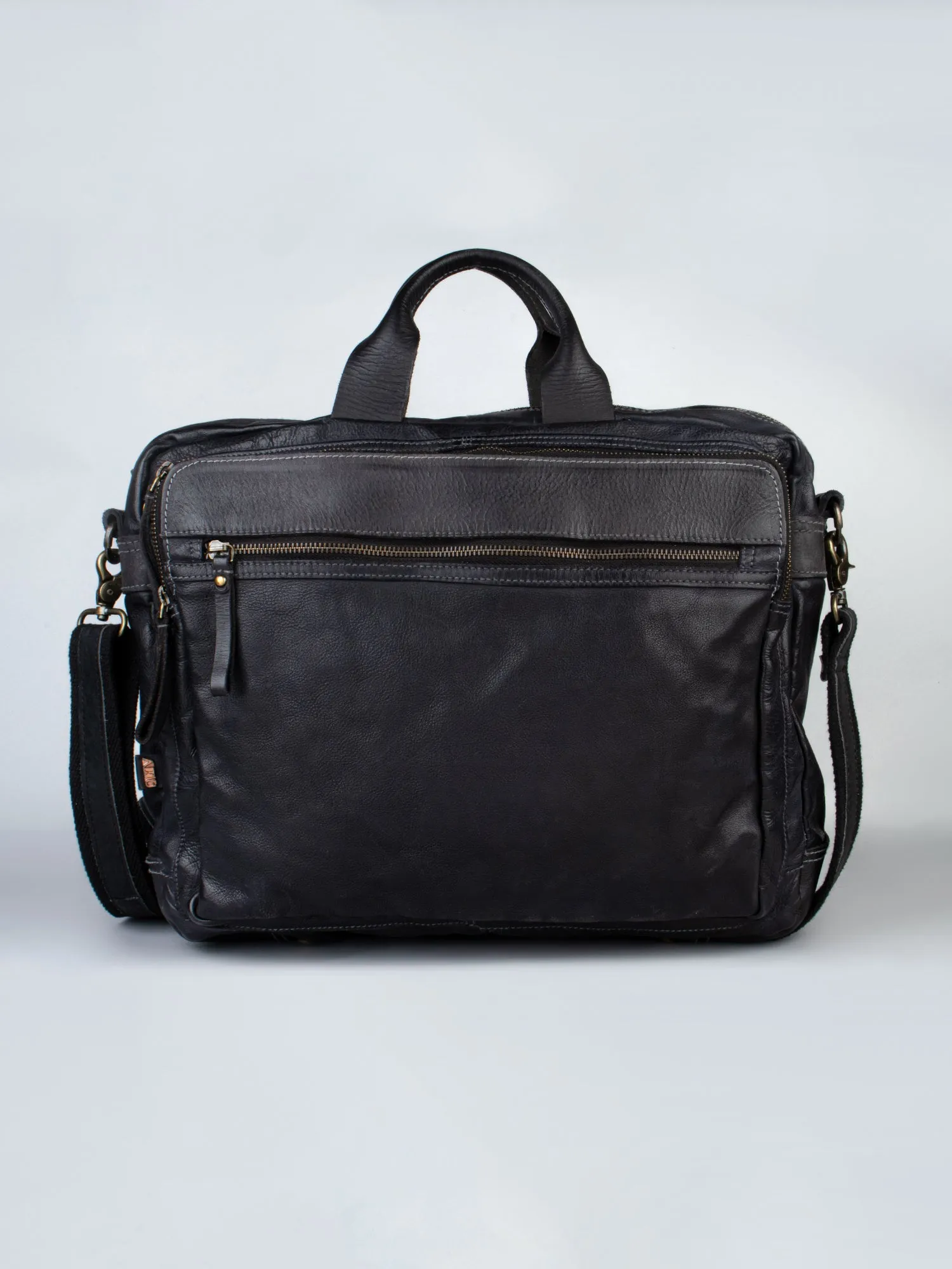 Enfield: Cognac Vintage Leather Men's Laptop Bag