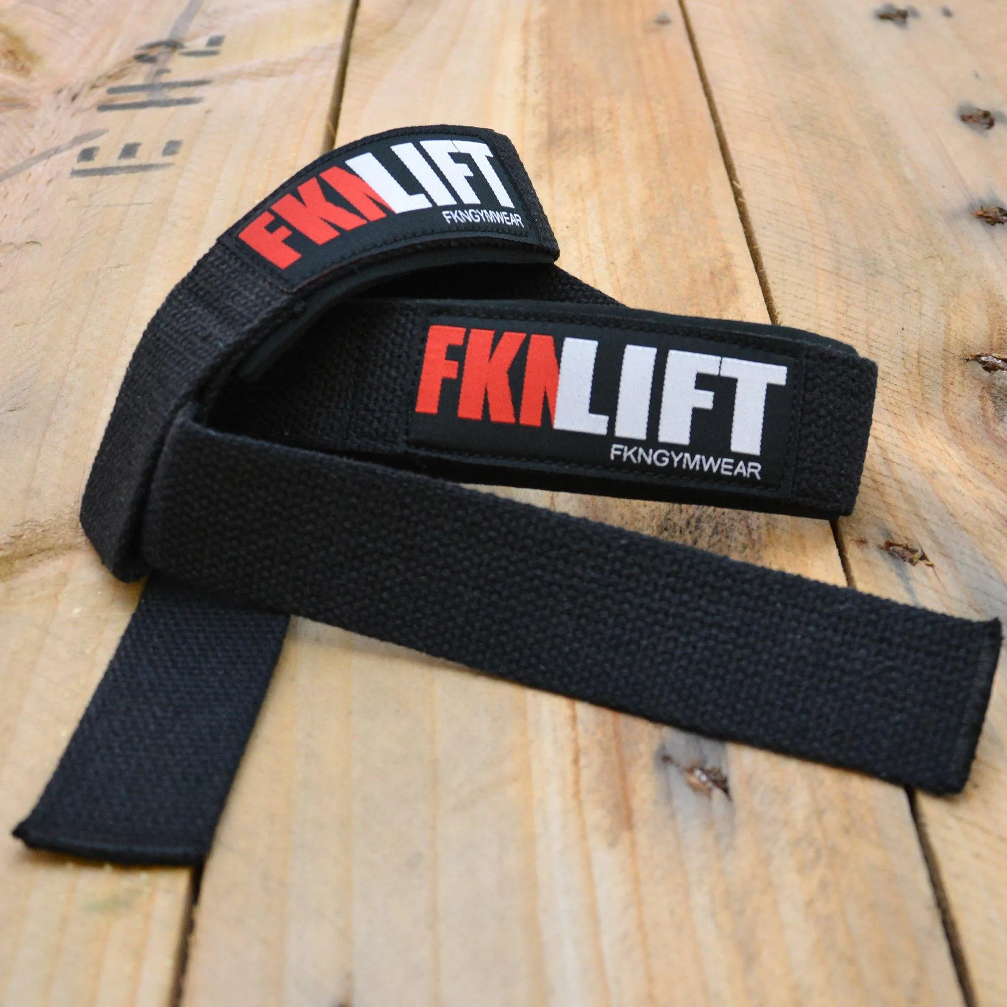 FKNLIFT Gym Lifting Straps | Red