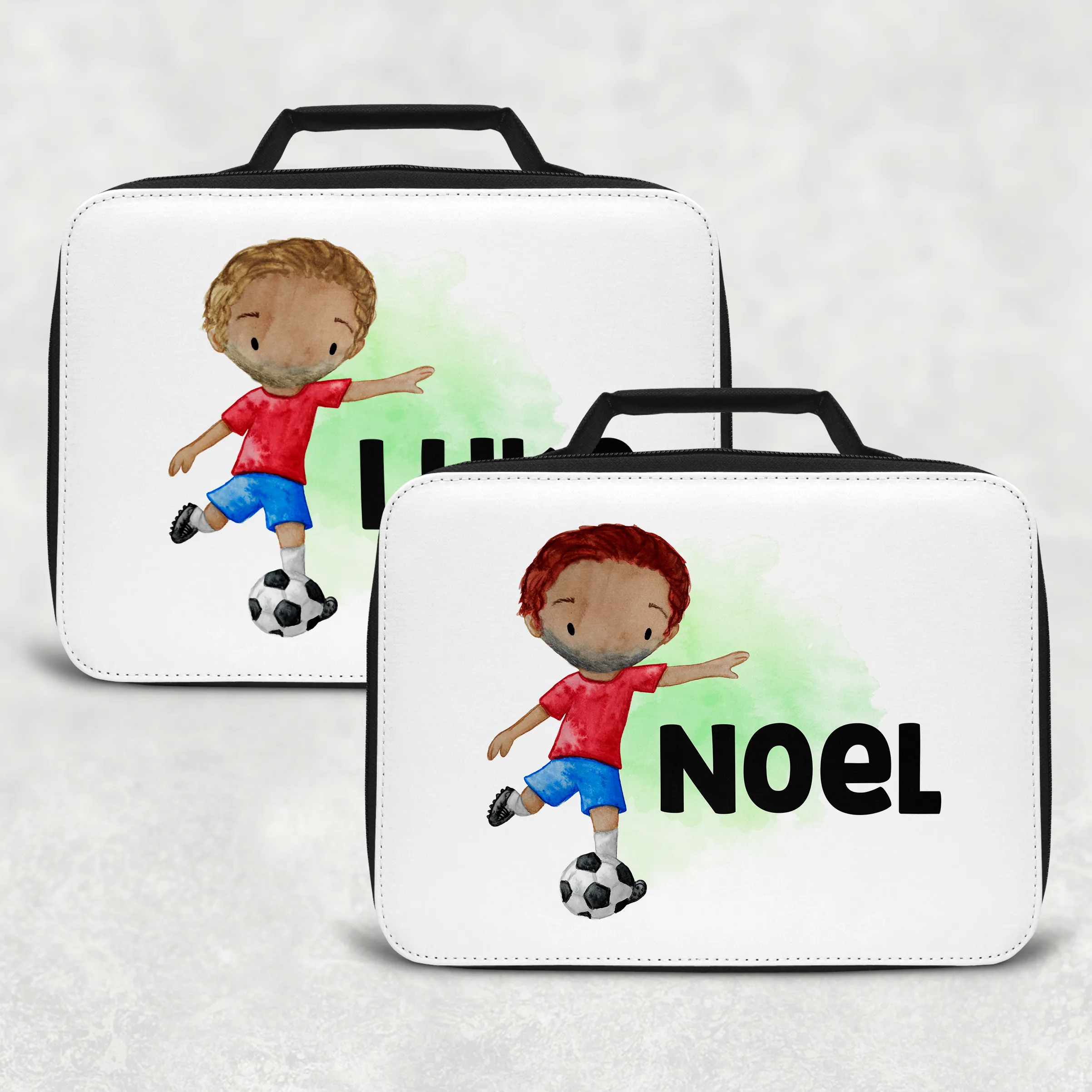 Football Personalised Insulated Lunch Bag