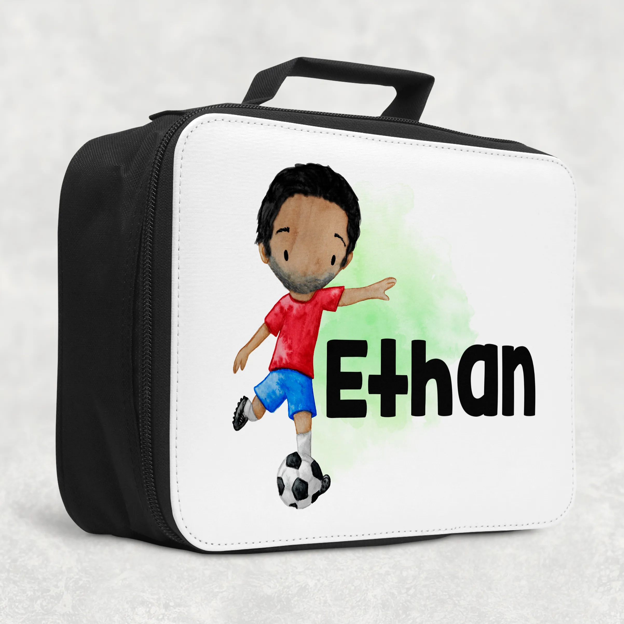 Football Personalised Insulated Lunch Bag