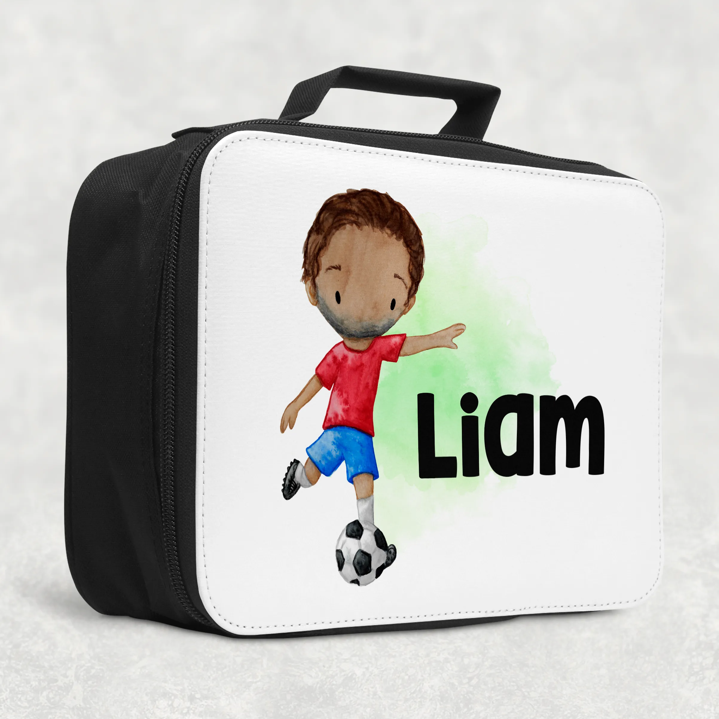 Football Personalised Insulated Lunch Bag