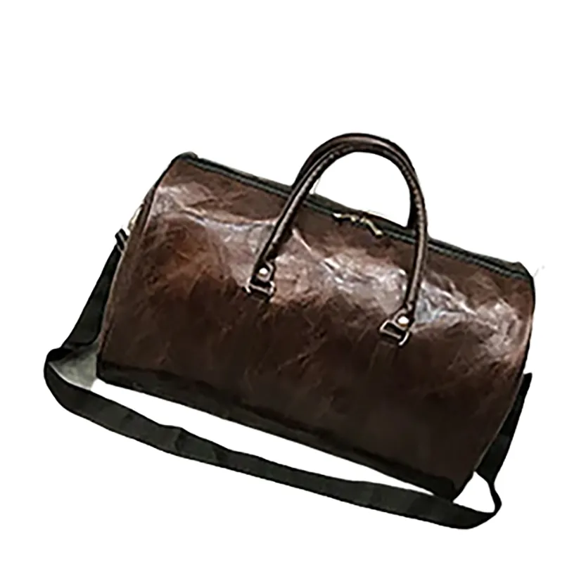 Funki Buys | Bags | Travel Bags | Faux Leather Overnight Bag