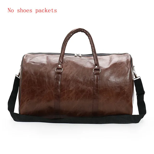 Funki Buys | Bags | Travel Bags | Faux Leather Overnight Bag