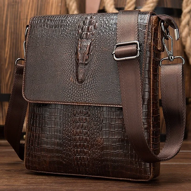 GatorLuxe Zipper Close Single Strap Messenger Bag