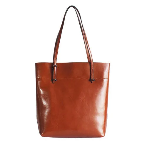 Genuine Leather Tote Bag Medium Leather Tote Womens