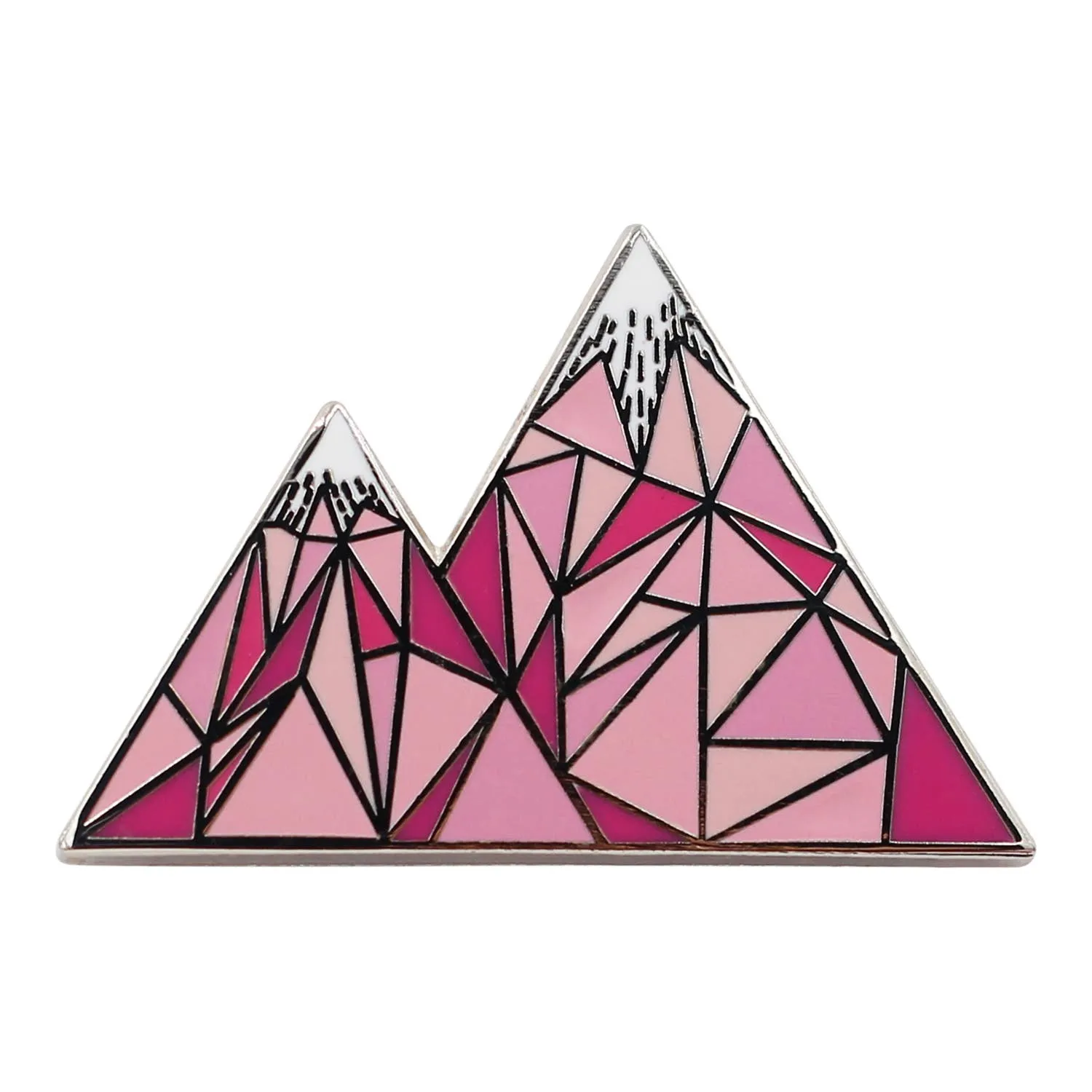 Geometric Mountain – Colorado / Mountain Life Enamel Pin