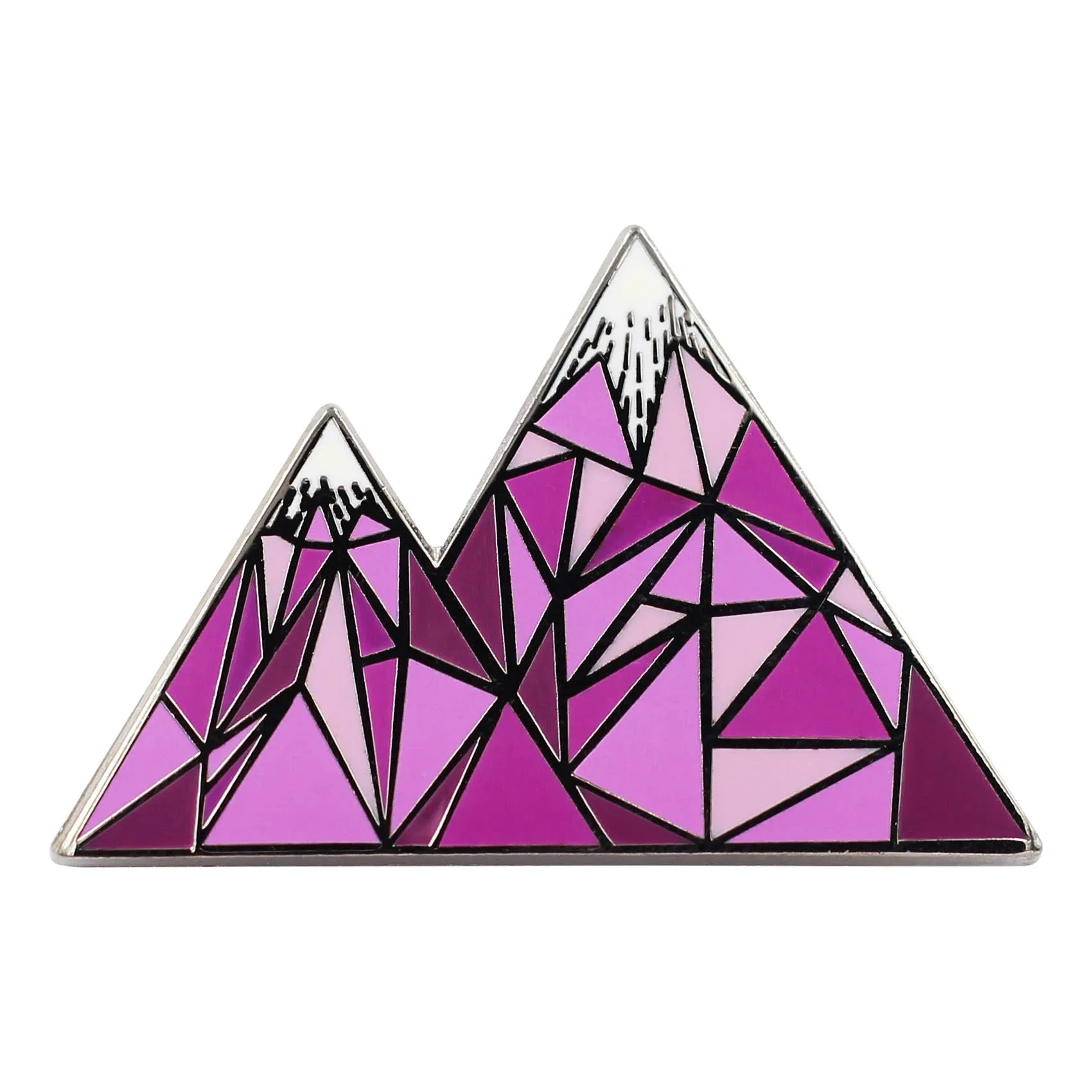 Geometric Mountain – Colorado / Mountain Life Enamel Pin