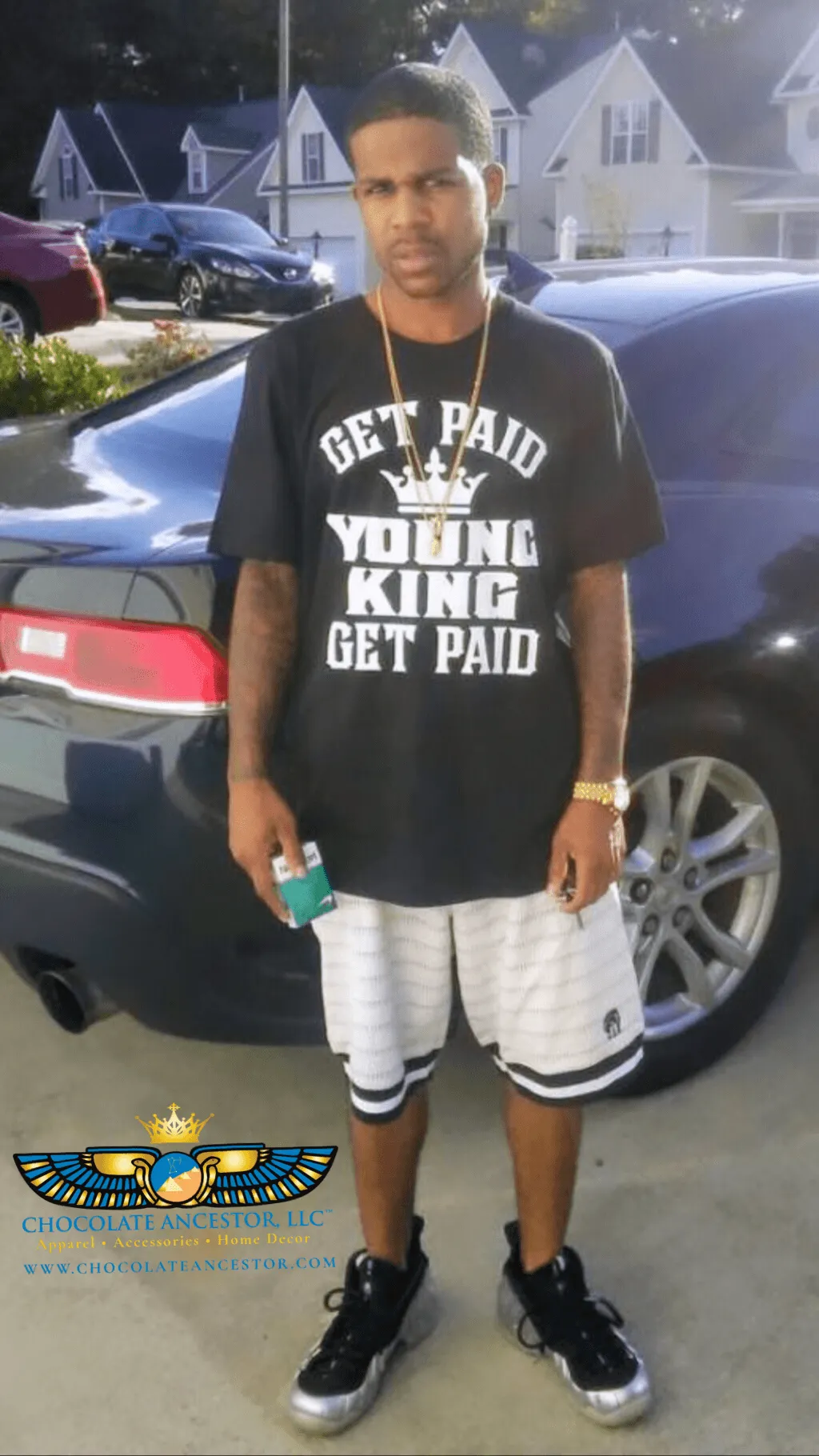 Get Paid Young King Get Paid Men's short sleeve t-shirt