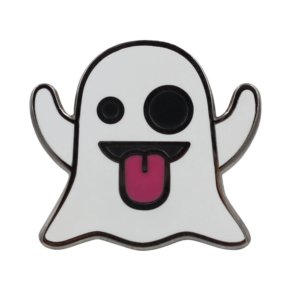 Ghost Emoji Horror / Halloween  Enamel Pin for your Life