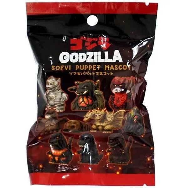 Godzilla Sofubi Puppet Mascot 10Pack Box