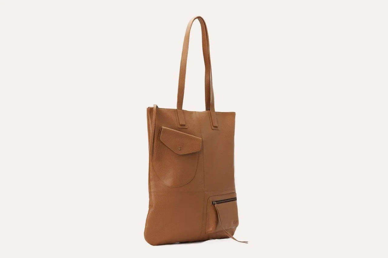 Kiko Leather Fold n Hold Tote