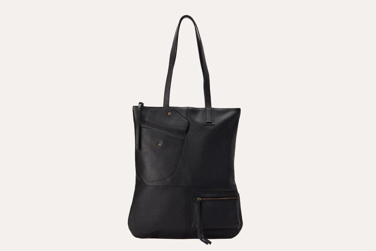 Kiko Leather Fold n Hold Tote