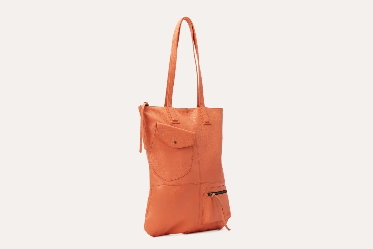 Kiko Leather Fold n Hold Tote