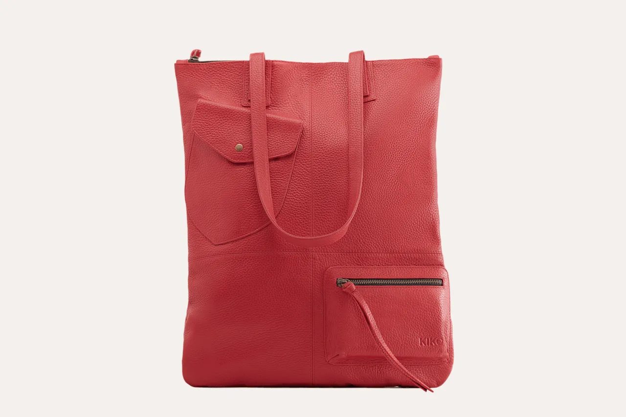 Kiko Leather Fold n Hold Tote