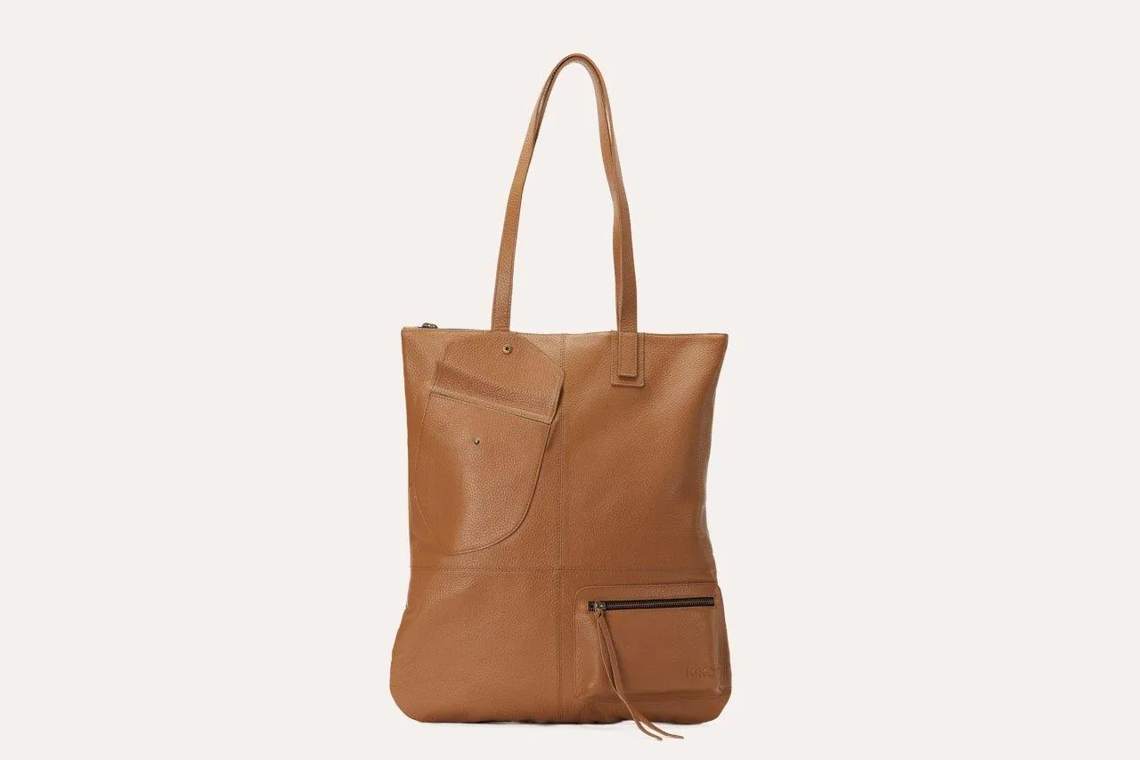 Kiko Leather Fold n Hold Tote