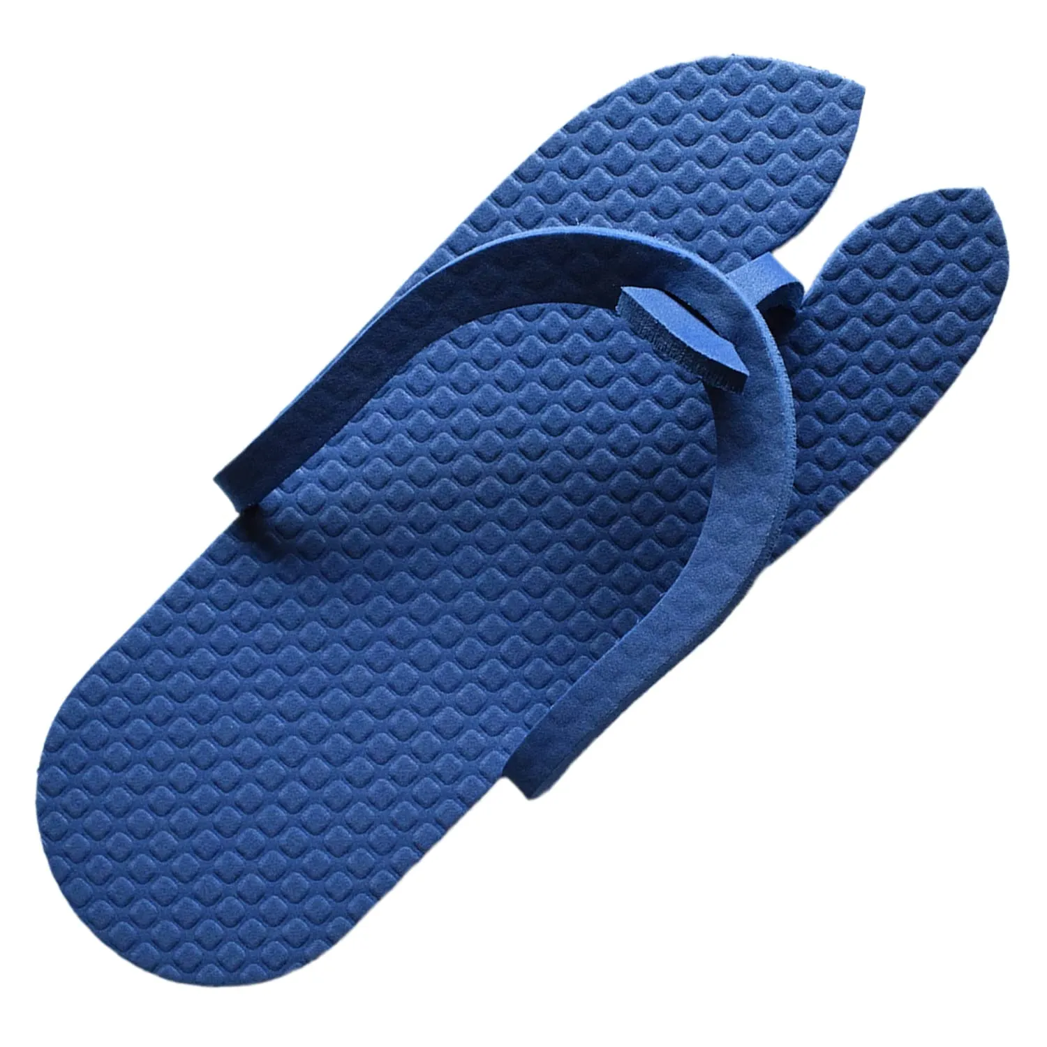 Kuber Industries Rubber Bathroom Slipper For Men & Women 6 Pair (Blue) 54KM4207