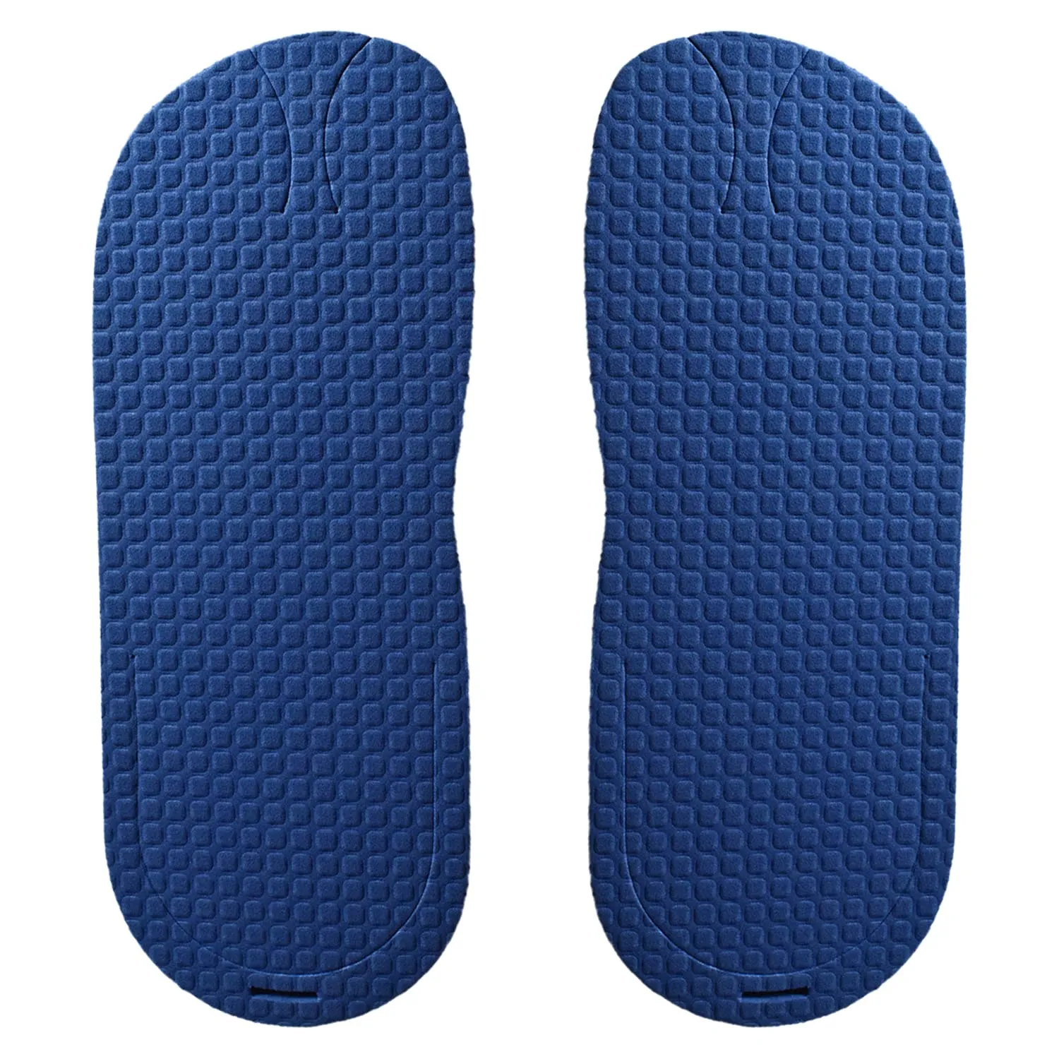 Kuber Industries Rubber Bathroom Slipper For Men & Women 6 Pair (Blue) 54KM4207