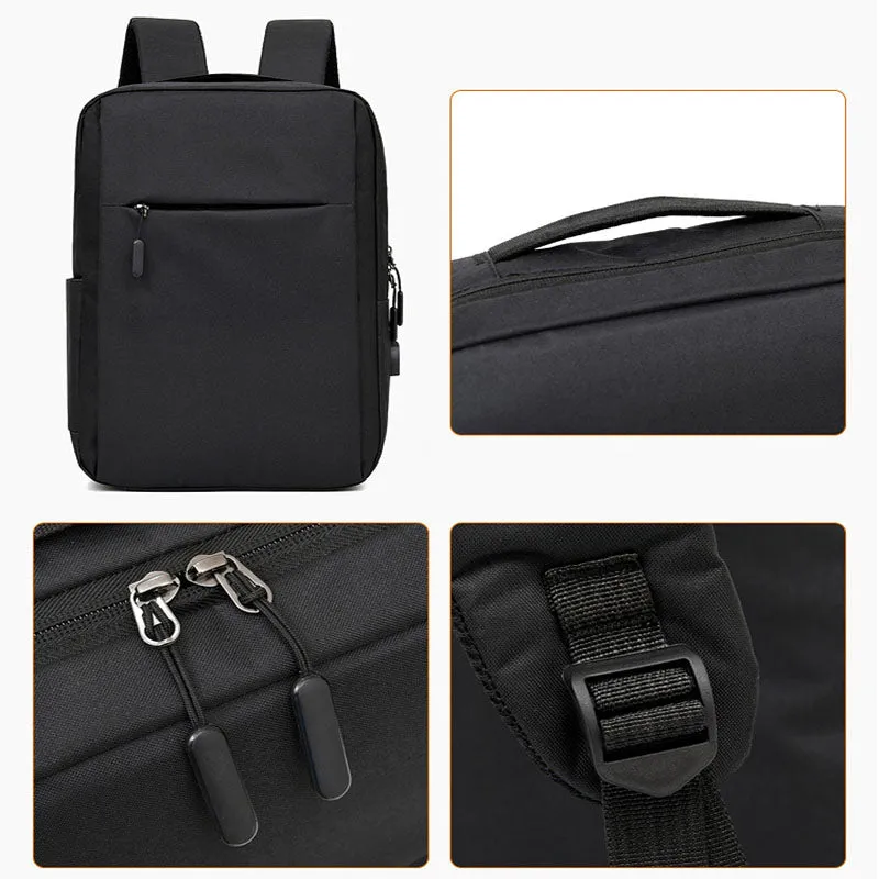 Laptop Backpack With USB Design Business Bags