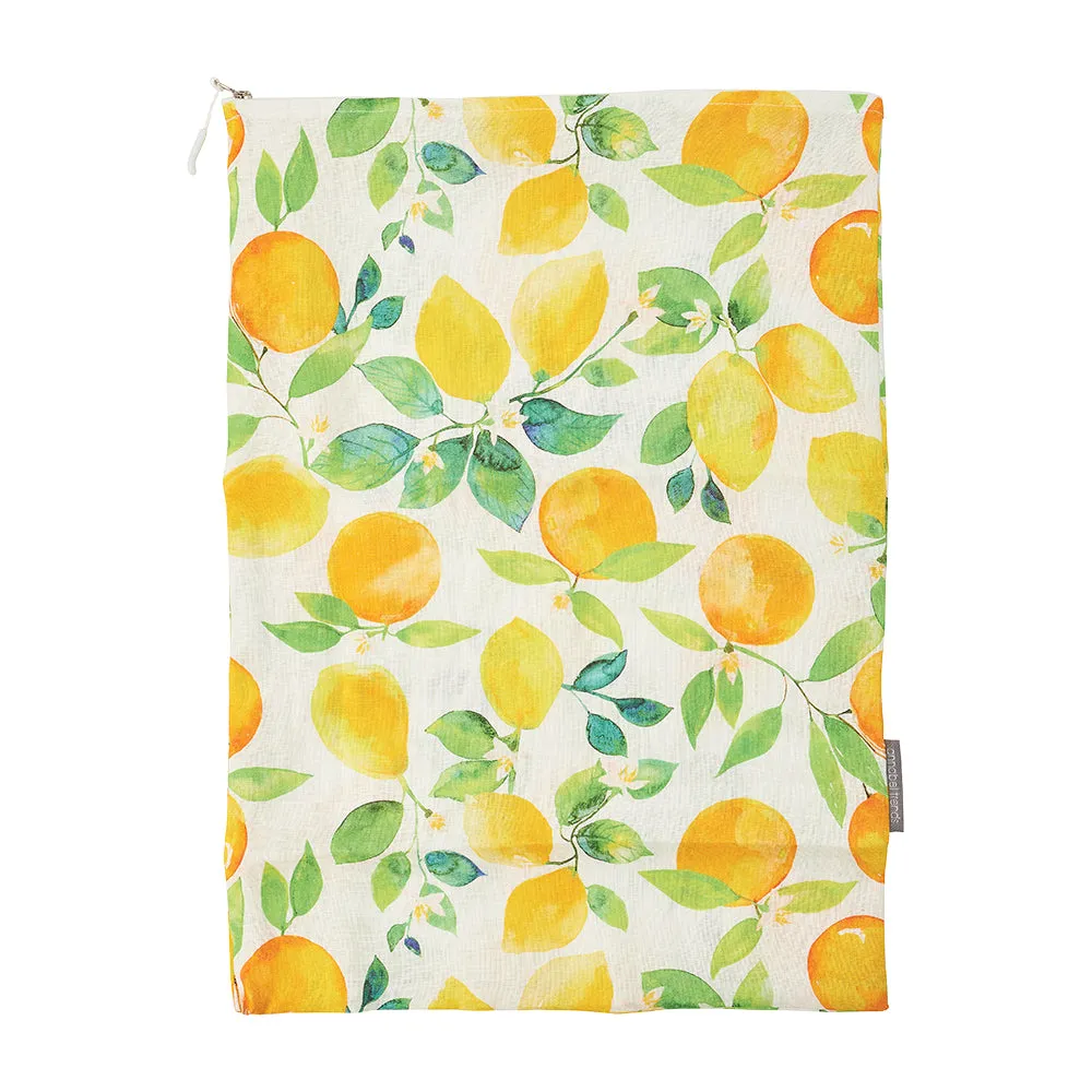 Laundry Bag - Linen - Amalfi Citrus