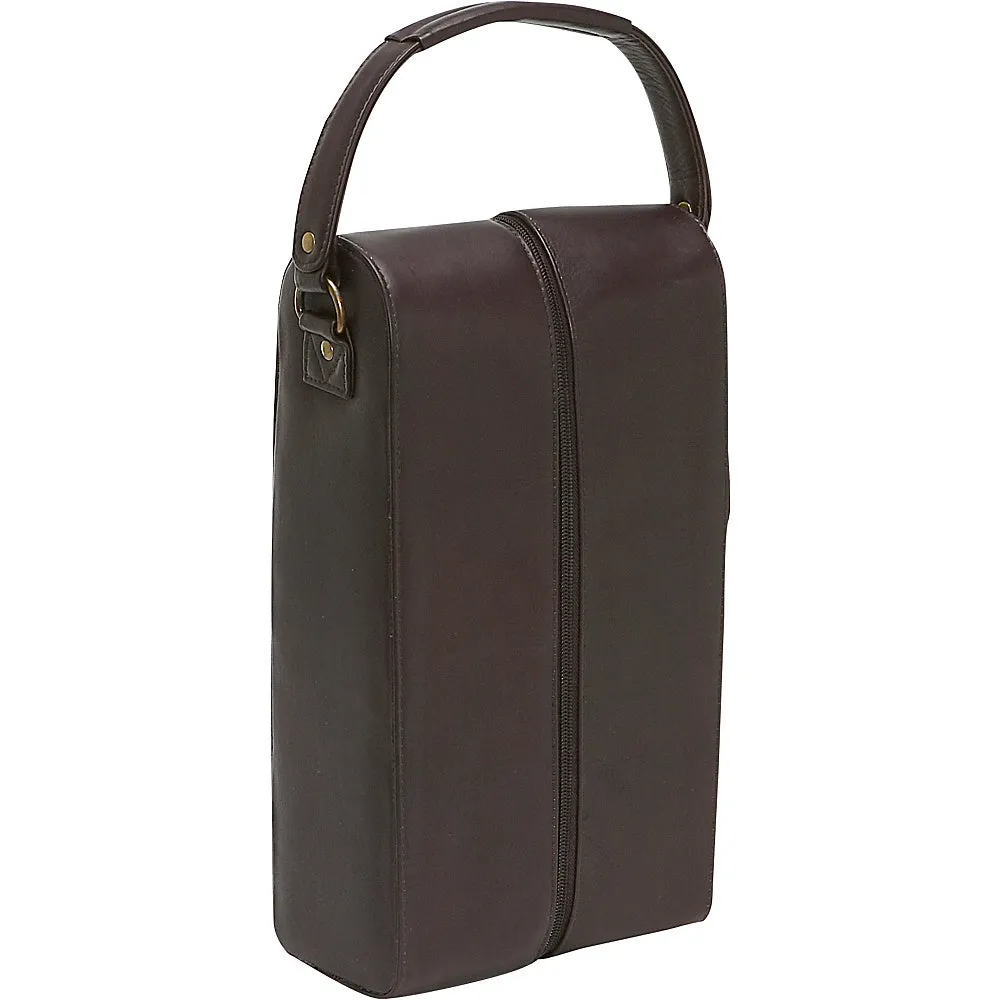 Le Donne Leather 2 Bottle Wine Tote