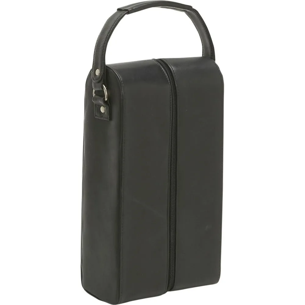 Le Donne Leather 2 Bottle Wine Tote